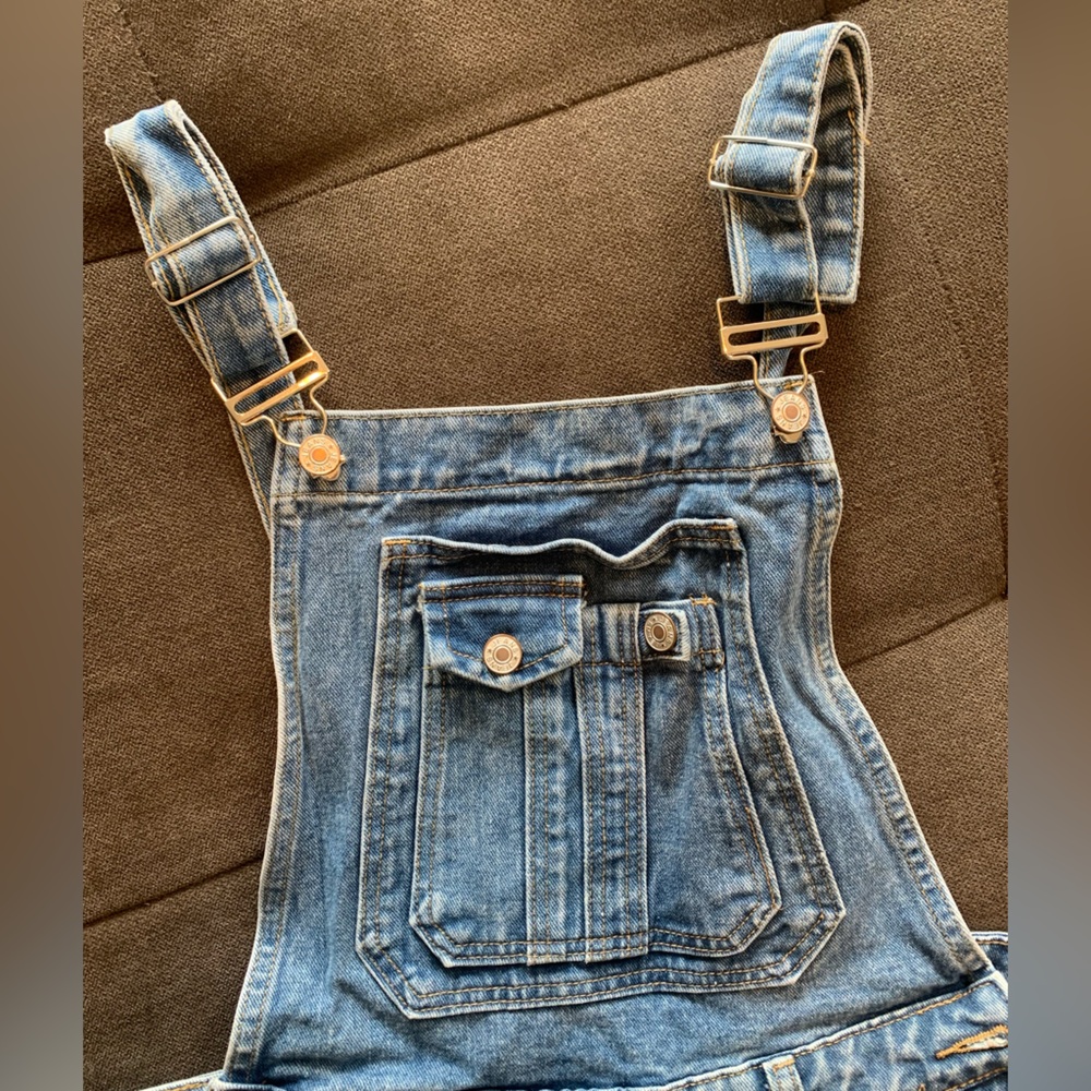 Women’s Denim Overalls with Adjustable Straps
